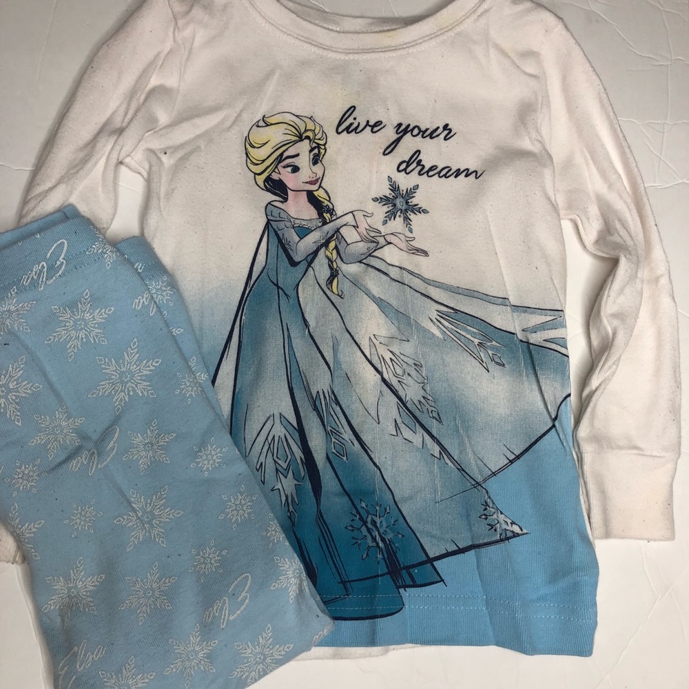 Old Navy Disney Frozen Elsa 2 Piece Pajama Set 2T